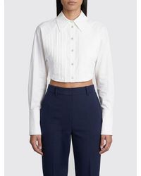 Blumarine - Cotton Poplin Shirt - Lyst