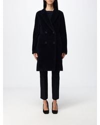 Max Mara - Knee-Length Double-Breasted Coat - Lyst
