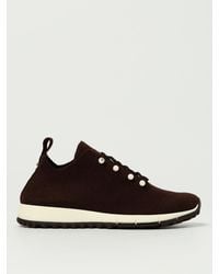 Jimmy Choo - Lace-Up Detail Knit Sneakers - Lyst