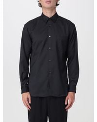 Comme des Garçons - Comme Des Gar&Ccedil	Ons Long-Sleeved Wool Blend Shirt With Classic Collar - Lyst