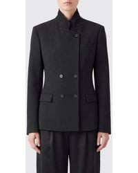 IRO - Double-Breasted High-Neck Wool Blend Blazer With A Slim Fit - Lyst