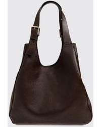 Furla - Dora Large Cowhide Leather Tote Bag With Embossed Logo And Double Handle - Lyst