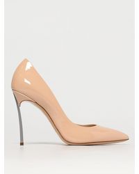 Casadei - Blade Patent Leather Pumps - Lyst