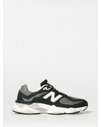 New Balance - 9060 Nubuck And Mesh Sneakers - Lyst