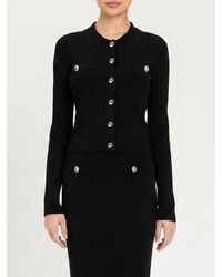 Twinset - Viscose Knit Polo Shirt - Lyst