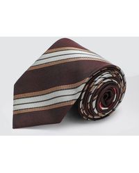 Dries Van Noten - Striped Pure Silk Tie - Lyst