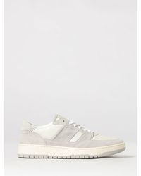Collegium - Pillar Alpha Bicolor Leather Low-Top Sneakers With Perforated Toe - Lyst