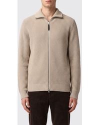 Maison Margiela - Wool Cardigan With French Collar And Two-Way Zip - Lyst