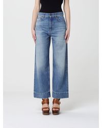 Chloé - Chlo&Eacute Cropped Cotton Denim Jeans - Lyst