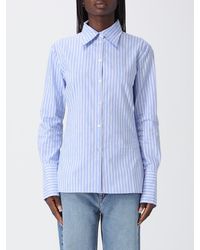 Pinko - Striped Cotton Casual Shirt - Lyst