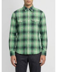 Tom Ford - Check Cotton Shirt - Lyst