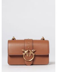 Pinko - Love One Mini Leather Bag - Lyst
