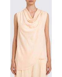 Twinset - Draped Viscose Top - Lyst