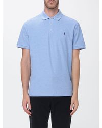 Polo Ralph Lauren - Short-Sleeve Cotton Knit Polo Shirt With Embroidered Pony Logo - Lyst