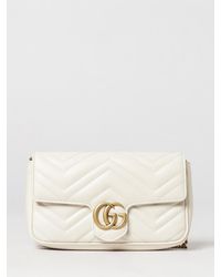 Gucci - Gg Marmont Matelassé Chevron Nappa Mini Shoulder Bag - Lyst