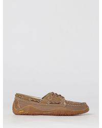 Murphy & Nye - Suede And Nylon Boat Shoes With Embroidered Logo - Lyst