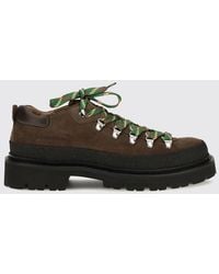 DSquared² - Suede Calfskin Derby Shoes With A Notched Sole - Lyst