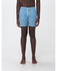 MC2 Saint Barth - Short Nylon Swim Trunks With Elastic Waist And Logo - Lyst