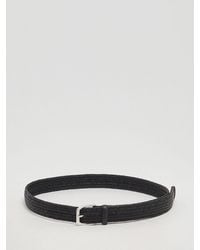 Orciani - Cinturón Ancho De Piel Trenzada - Lyst