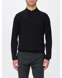 Zanone - Virgin Wool Knit Polo Shirt - Lyst