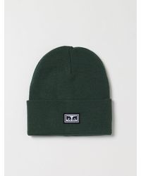 Obey - Cappello in maglia a costine con logo - Lyst