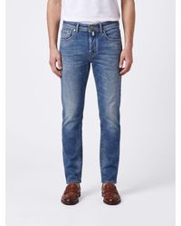 Jacob Cohen - Mid-Rise Skinny Fit Stretch Cotton Denim Jeans - Lyst