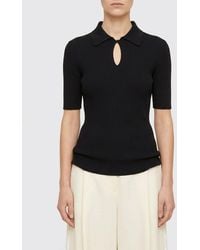 Jil Sander - Virgin Wool Polo Shirt - Lyst