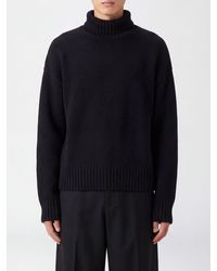Lisa Yang - Pure Cashmere Roll Neck With Dropped Shoulders And Ribbed Trims - Lyst