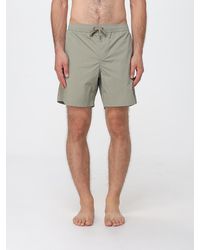 Herno - Polyamide Swim Shorts With Elasticated Drawstring Waistband - Lyst