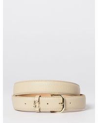 Coccinelle - Hammered Leather Belt - Lyst