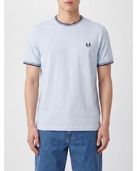 Fred Perry - Cotton T-Shirt With Logo - Lyst