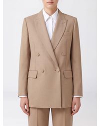 Valentino Garavani - Double-Breasted Mohair And Wool Short Blazer With Peak Lapels - Lyst