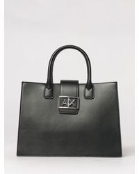 ARMANI EXCHANGE - Faux Leather Bag - Lyst