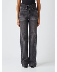 Twentyfourhaitch - High-Waisted Straight Jeans - Lyst