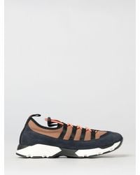 Marni - Suede And Technical Fabric Sneakers - Lyst