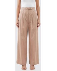 Semicouture - Cotton Poplin Trousers - Lyst