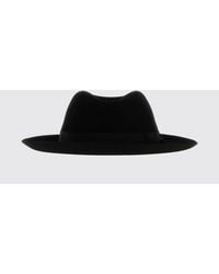 Borsalino - Medium-Brim Wool Felt Panama Hat - Lyst