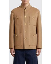Valentino - Virgin Wool And Silk Coat - Lyst