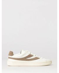 Superga - 1960 Capri Low Top Leather And Suede Trainers With Embossed Logo - Lyst