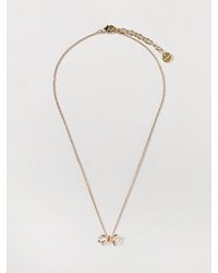 Ferragamo - Fiocco Brass Necklace - Lyst