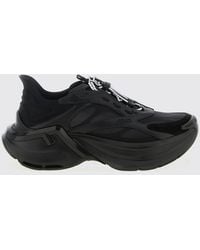 Fendi - F-Light Leather And Nylon Sneakers - Lyst