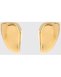Bottega Veneta - Chromed Prisma Earrings - Lyst