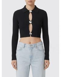 Jil Sander - Cut-Out Wool Cardigan - Lyst