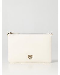 Pinko - Leather Clutch - Lyst