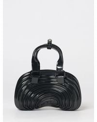 DIESEL - Quantum Dome Pvc Mini Handbag With Oval D Logo - Lyst