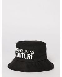 Versace Jeans Couture - Cotton Twill Hat With Logo - Lyst