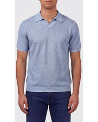 Roberto Collina - Linen Polo Shirt - Lyst