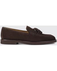 Doucal's - Suede Loafers With Tassels - Lyst