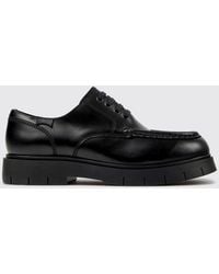 Camper - Brushed Leather Derby Shoes With Raised Apron Toe And Rubber Sole - Lyst