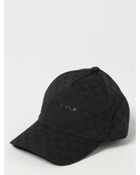 Emporio Armani - Cappello in misto cotone con logo jacquard - Lyst